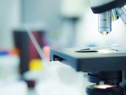 Scientist and bio lab experiment Stock Footage