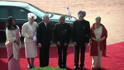 Japanese Emperor Akihito and Empress Michiko meet Indian Prime Minister Manmohan Singh News Clip