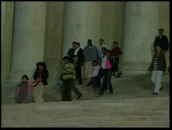 US President, family and friends on private sightseeing tour News Clip