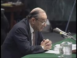 USA: ALAN GREENSPAN SAYS THAT US EFFORTS ON INFLATION ARE WORKING News Clip