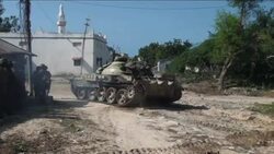 President visits AU peacekeepers protecting famine aid workers News Clip