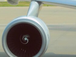 Airplane engine Stock Footage