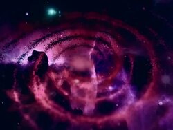 Galaxy, Nebula, Stars, Black Hole Stock Footage