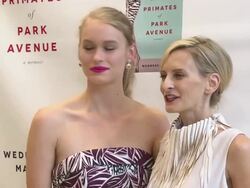 Leven Rambin, Wednesday Martin at 'Primates of Park Avenue' By Dr. Wednesday Martin Release Event at Children's Museum Of The East End Stock Footage