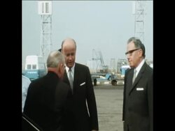 SYND 5/4/70 EAST GERMAN FOREIGN MINISTER OTTO WINZER ARRIVES IN CARIO FOR TALKS WITH EGYPTIAN LEADERS News Clip