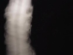 Vortex demonstration Stock Footage