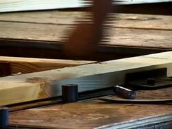 Roof Truss Assembly Stock Footage