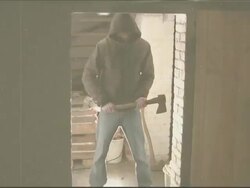 Alone in the cellar... Stock Footage