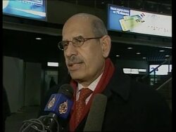 IAEA chief Mohamed ElBaradei arrives in Moscow for talks News Clip