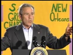 President Bush heads to the Gulf Coast today to check on hurricane recovery efforts. It's been six months since the president last visited the region. News Clip