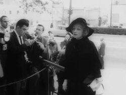 Gary Cooper's funeral Stock Footage