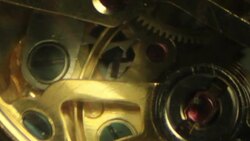 Clock Detail - Inside Slow Motion C Stock Footage