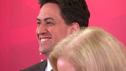 Ed Miliband gives speech to Labour supporters News Clip