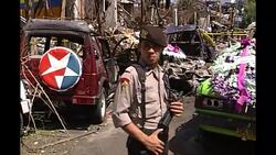 2002 Bali Bombings aftermath - police at scene News Clip