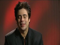'Che' Interview with Benicio del Toro Stock Footage