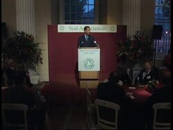 UK: PRINCE CHARLES SPEECH ATTACKS INDUSTRIAL FARMING TECHNIQUES News Clip