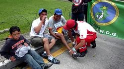 CLEAN: Guatemala: blind and visually-impaired athletes compete News Clip