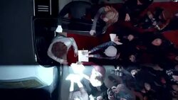 Chauffeur opens limousine door for celebrity, fans crowd around for autographs at awards show Stock Footage