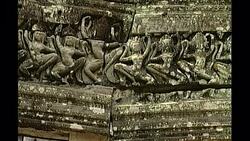 Craftsmen making repairs to Phreah Khan News Clip