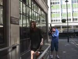 SIGHTED: Karen Gillan Stock Footage