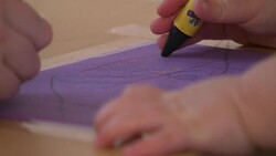 Anonymous Children Drawing with Crayons News Clip