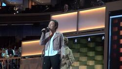 Demi Lovato and Boyz II Men rehearse for the DNC's opening night News Clip