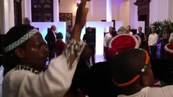 CLEAN : South Africa's Desmond Tutu holds annual peace lecture in Cape Town News Clip