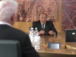 HD: Senior Manager Reviewing Business Plans Stock Footage