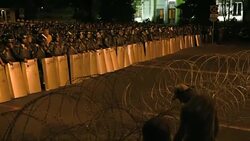 CLEAN : Thousands protest in Yerevan calling the president to step down News Clip