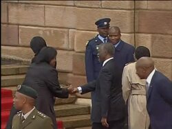 Swearing in of Jacob Zuma as president News Clip