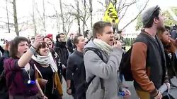 CLEAN : Student protests against French labour reforms turn violent News Clip