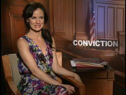 INTERVIEW: Juliette Lewis on if she could make the same sacrifices that are depicted in the film. at the 2010 Toronto International Film Festival - 'Conviction' Junket at Toronto ON. (Footage by WireImage Video/GettyImages) Stock Footage