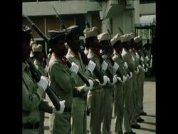 SYND 3 7 77 MENGISTU LEAVES ADDIS ABABA FOR OAU CONFERENCE IN GABON News Clip