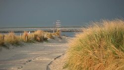 Sailing ship passing Stock Footage