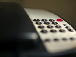 Hotel telephone Stock Footage