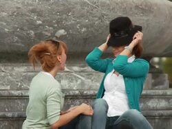 HD: Best Friends Shopping Stock Footage