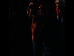 SYND 18 2 79 ARRIVAL OF US SECRETARY OF DEFENCE, HAROLD BROWN AND SPEECH News Clip