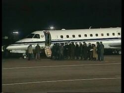 NATO chief arrives for anti-terrorism summit and gives comments News Clip