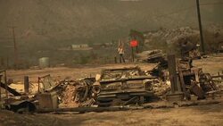 Raw: Fire Burns Homes, Leaves Charred Landscapes Instructional Video