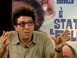 INTERVIEW: Daniele Cipri at It Was The Son Interviews: 69th Venice Film Festival on 9/2/12 in Venice, Italy. Stock Footage