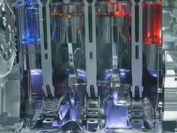 Engine pistons Stock Footage