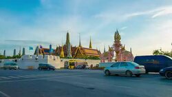 Grand palace day to night timelapse Stock Footage