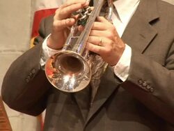 Trumpet Player Stock Footage