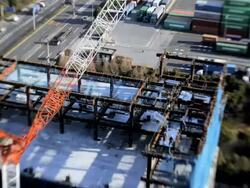  Cargo Container Port, Odaiba, Tokyo, Asia, Time-Lapse Stock Footage