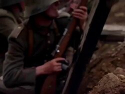 MS Young German soldiers / Bangor, Wales, UK Stock Footage