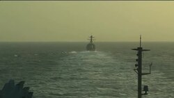 Onboard US aircraft carrier as it transits tense Hormuz, reax Instructional Video