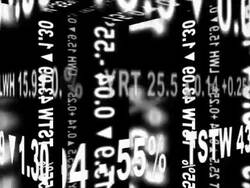 Stock Ticker Geometry Loop Stock Footage