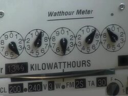 Power Meter Running Stock Footage