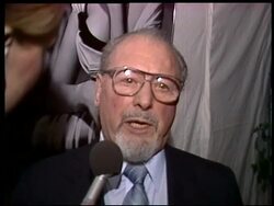 George Hurrell interview Stock Footage