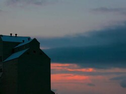Grain Elevator Time Lapse Stock Footage